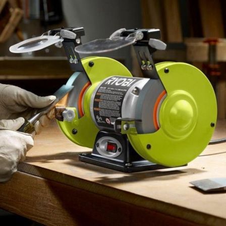 Ryobi RBG6G1 Esmeriladora de Banco 250 W